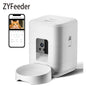 2L Automatic Pet Feeder Cat Smart Pet Feeder Wi-Fi & Camera Controlled feeder Dog & Cat Food Dispenser Remote App (No 5V 2A plug - Bdba PK