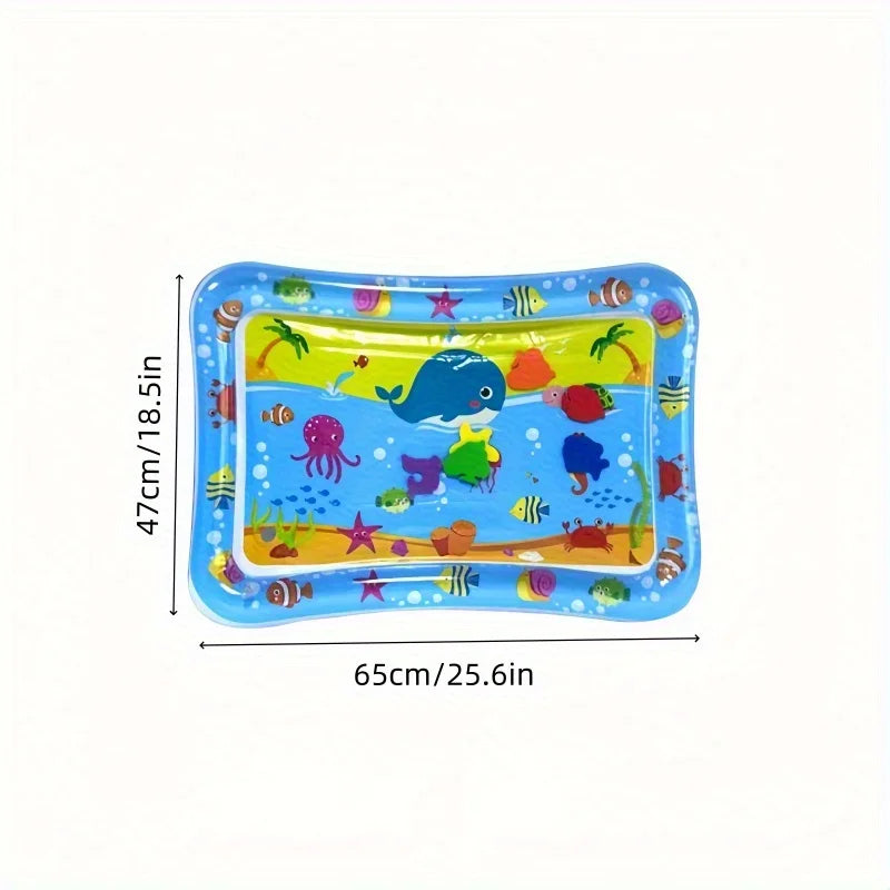 Thickened Large Square Scratch-Resistant Pet Inflatable Water Bed Toy, Pet Interaction Cooling, water spraying, and ice cooling