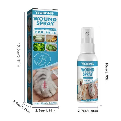 30ml Pets Anti-Itch And Itch Relief Dogs Cat Skin Healthy Care Spray Skin Care Treat Products For Itchy And Sensitive Skin - Bdba PK