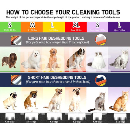 Dog Brush Grooming Accessories Pet Hair Knotting Remover Large Dogs Cat Short Long Hair Anti Lice Combs Cat Hair Care Supplies