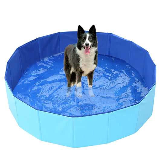 Foldable Pet Pool & Bath Tub – Summer Water Play Basin for Cats & Dogs (Turtle, Starfish & Octopus) - Bdba PK