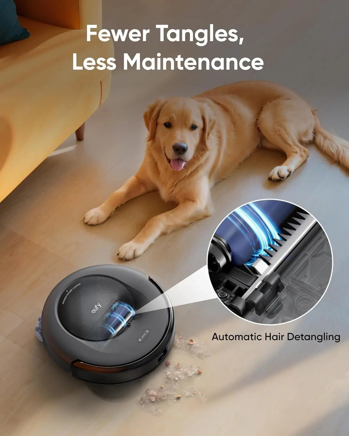 Refurbished eufy Omni C20 Robot Vacuum and Mop Combo, All-in-One Station(3-Month Warranty)