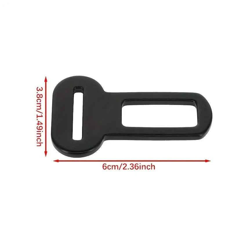 2/4Pcs Metal Pet Seat Belt Adapter Clips, Universal Car Truck Connector for Dog Leash Travel Safety Accessory