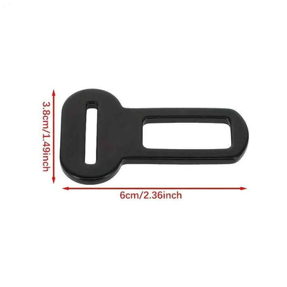 2/4Pcs Metal Pet Seat Belt Adapter Clips, Universal Car Truck Connector for Dog Leash Travel Safety Accessory