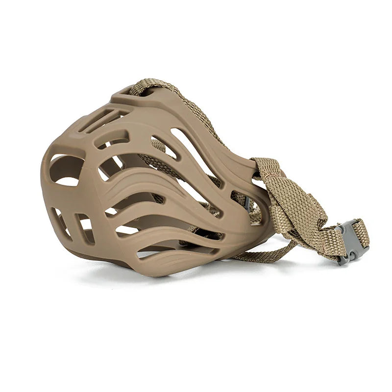 1pcs Dog Muzzle, Adjustable Dog Muzzle for Small to Medium Dogs, Breathable Mesh Mouth Guard – Comfort Fit, Secure Strap for Che