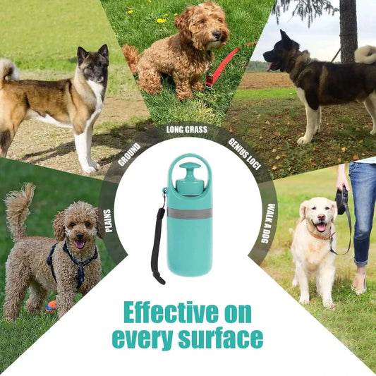 Portable Dog Pooper Scooper – No-Touch Pet Waste Picker with Built-in Garbage Bag - Bdba PK