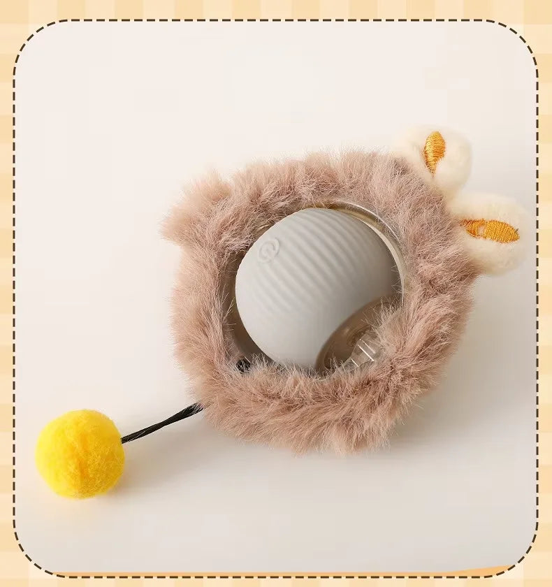 Electric Cat Toys,Hide and Seek Kitten Toy,Chirping&Motion Activated Interactive Cat Toy,Cats Hiding Cover Exercise Toys