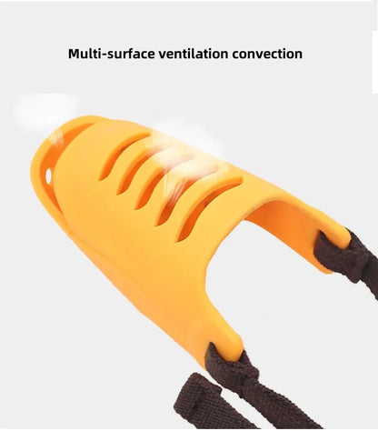 Pet Dog Pure Silicone Muzzle Anti-barking and Anti-bite Rhino-shaped Muzzle Medium and Small Sized Dogs Mouth Blocking Tool