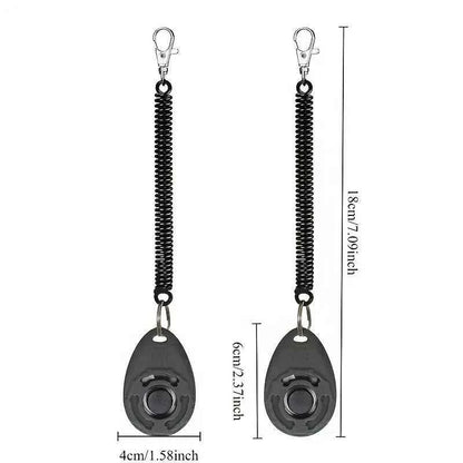 [2pcs Professional Dog Training Clicker] Effective Pet Communication Device and Comprehensive Training Supplies Kit for Owners