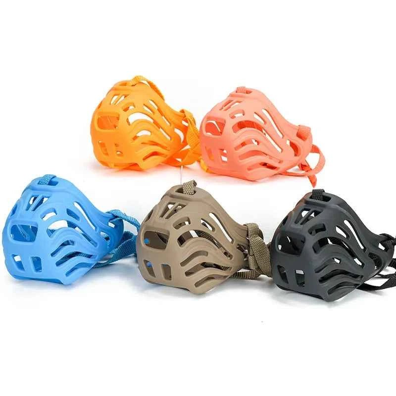 1pcs Dog Muzzle, Adjustable Dog Muzzle for Small to Medium Dogs, Breathable Mesh Mouth Guard – Comfort Fit, Secure Strap for Che