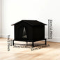 Foil-Insulated Outdoor Cat House with Shelf & Cushion – Waterproof Stray Cat Winter Shelter (33×33×33cm) - Bdba PK
