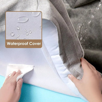 Orthopedic Dog Beds for Large Dogs, Waterproof Memory Foam Large Pet Bed with Sides, NonSlip Bottom and EggCrate Foam Dog Couch
