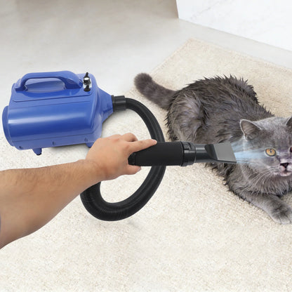 3600W Dual Motor High Power Pet Dryer 77~149℉ Warm Wind Pet Grooming Blower 60db Dogs Hair Drying Machine for Pet Hair Grooming