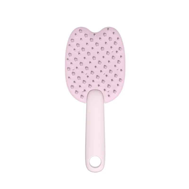 Massage & Deshedding Brush 2 in 1 – Pet Hair Remover Grooming Tool for Dogs Cats, Shedding Rake for Multiple Pets