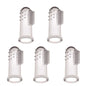 5pcs Soft Finger Pet Toothbrush Teddy Dog Brush Off Bad Breath Tartar Teeth Care Dogs Cat Tooth Brush