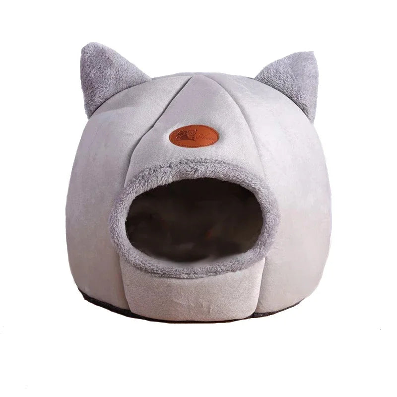 Deep Sleep Cosy Cave Pet Nest – Breathable Winter Cat Bed & Small Dog House Tent (M, L, XL) - Bdba PK