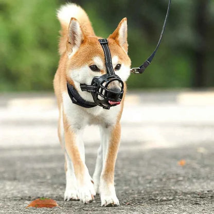 Pet Dog Soft Silicone Muzzle Anti-biting Chewing Mask Breathable Basket Dog Muzzle Durable Strong Mask Muzzle pet Dog Supplies