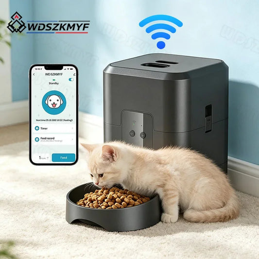 Smart Pet Feeder Automatic Cat Feeder Dog Slow Food Machine With Timed Quantitative Automatic Cat Food Dispenser Cat Dog Bowl