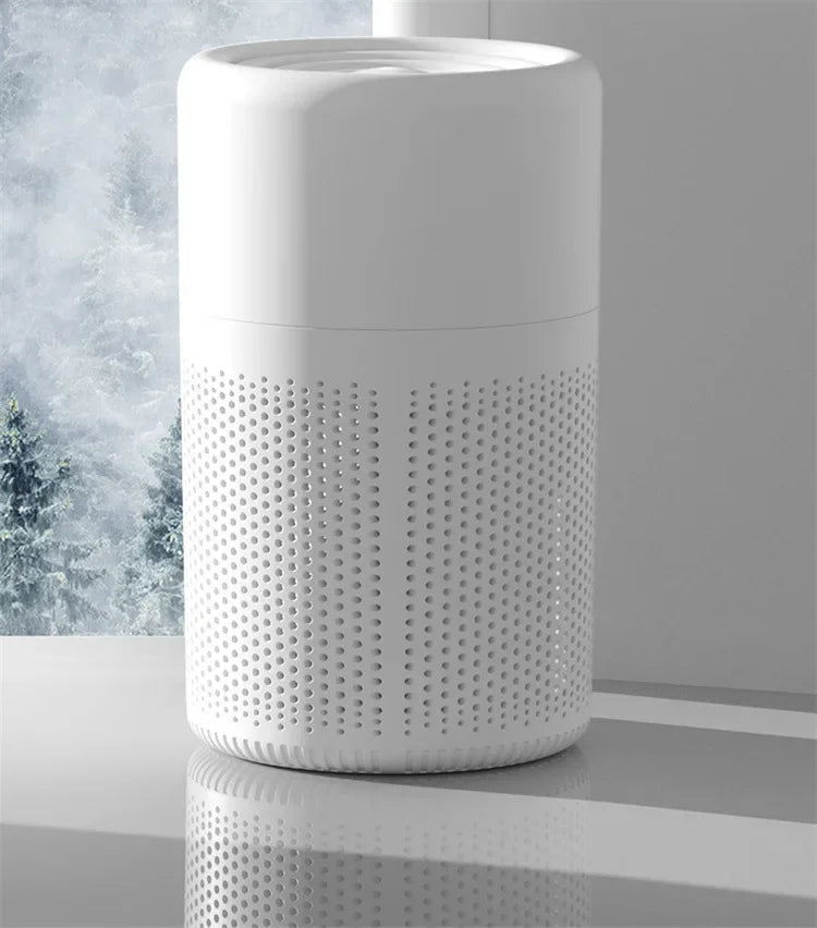 2024 New Portable USB Air Purifier Blue Anion Quickly Purifies the Environment and Can Add Essential Oils Low Noise Deodorizer