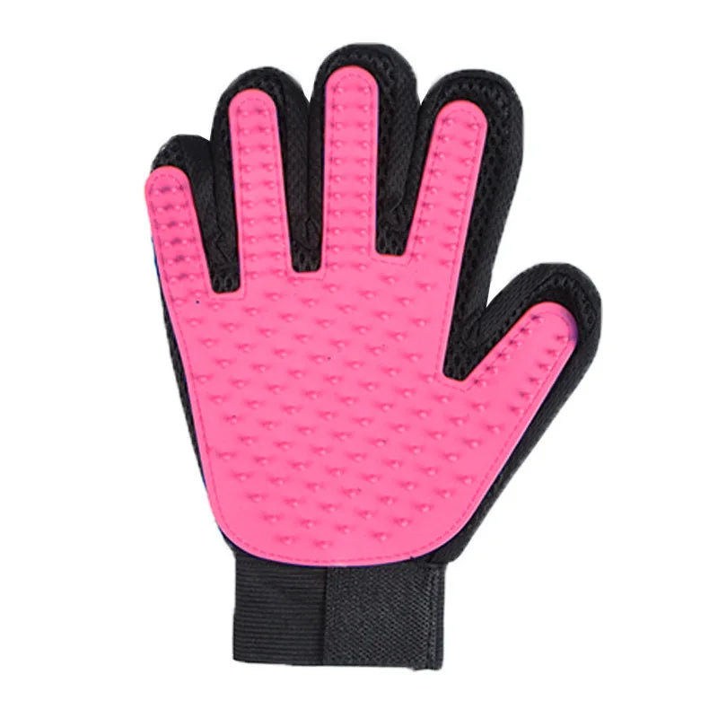 2-Sided Pet Grooming Glove Kit – De-Shedding, De-Matting & Bath Cleaning Brush for Dogs, Cats & Rabbits - Bdba PK
