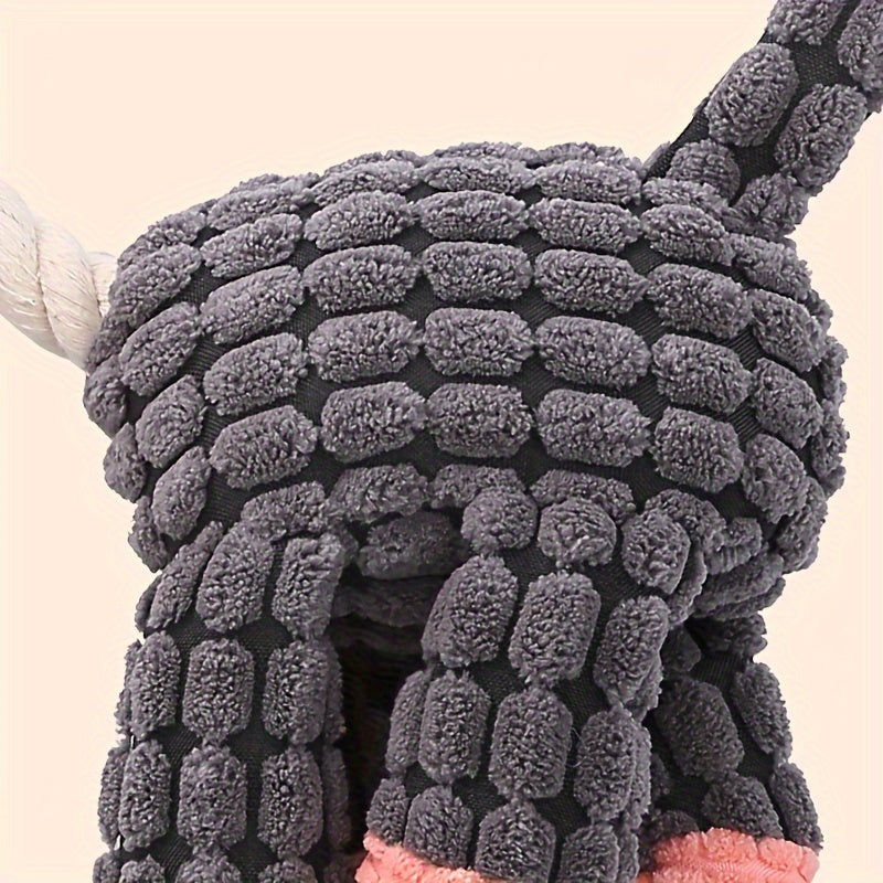 Plush Donkey Shaped Pet Dog Toy, Bite-Resistant and Grinding Teeth, Plush Toy with BB Sound