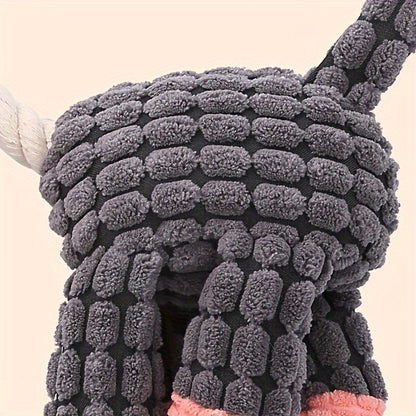 Plush Donkey Shaped Pet Dog Toy, Bite-Resistant and Grinding Teeth, Plush Toy with BB Sound