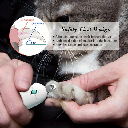 PetGroomPro Adjustable Aperture Nail Clippers for Cats and Dogs, Professional Grooming Tool, Plastic, No Battery Required, Ideal for Small to Large Pets