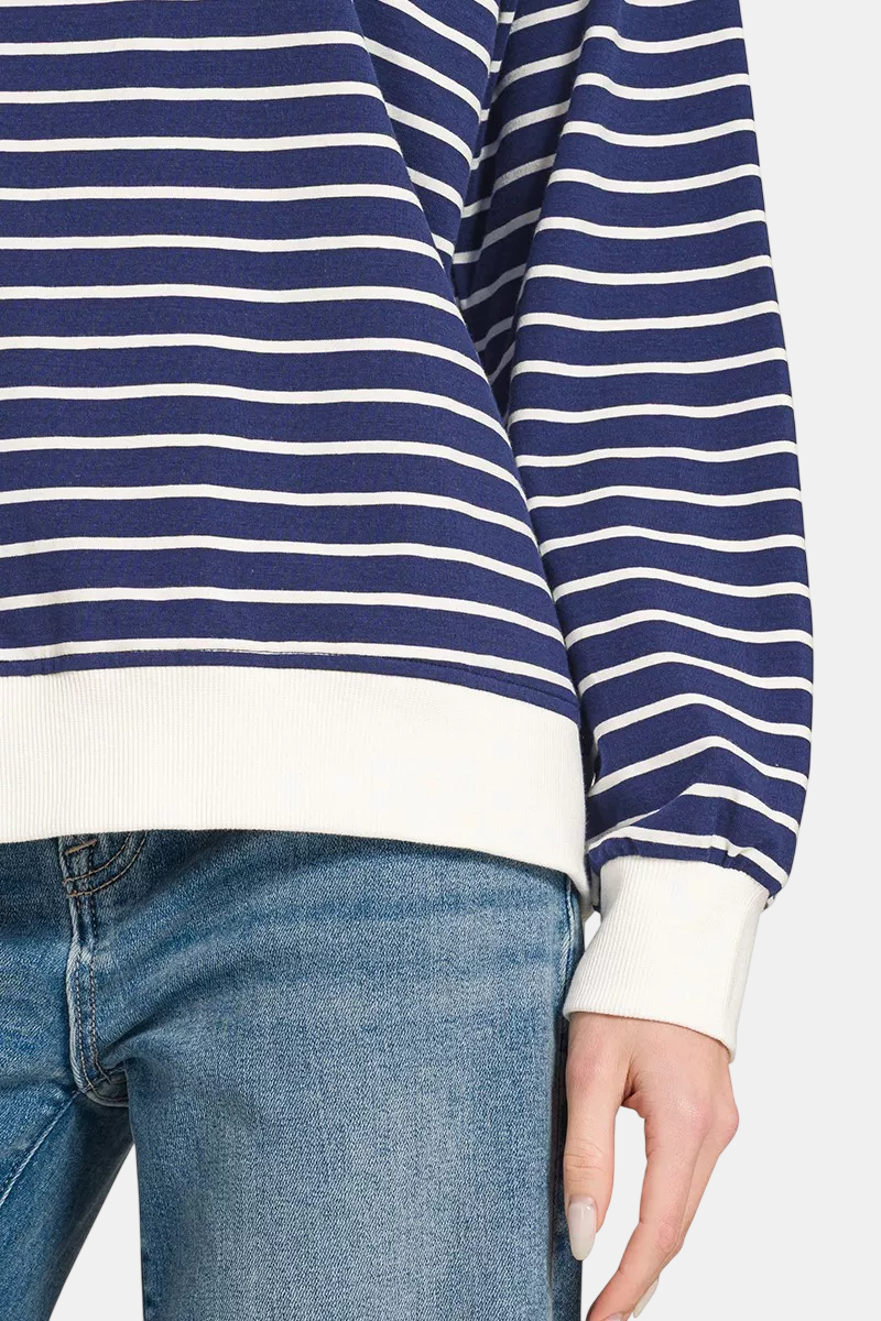 Striped Pullover / NAVY