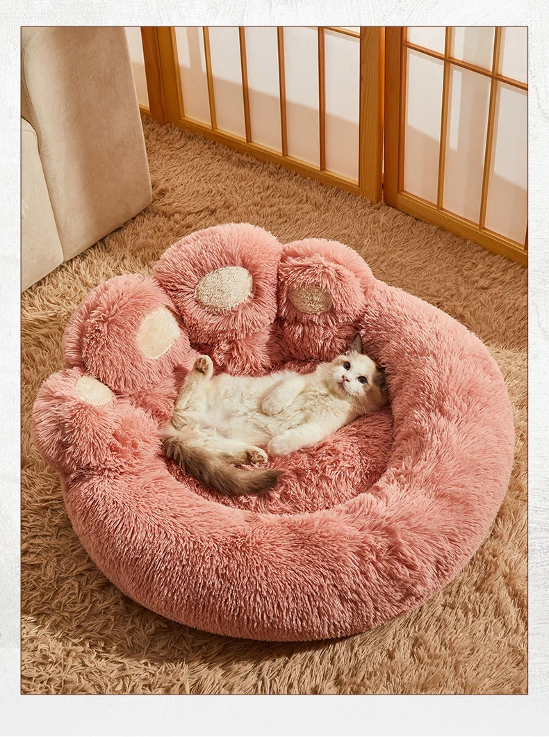 Plush Dog Sofa Bed – Washable Pet Kennel for Small, Medium & Large Dogs
