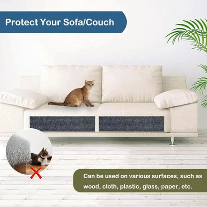 PLOVG Wall Self-Adhesive Anti Cat Scratch Sofa DIY Cats Scratch Protection Paws Sharpen Trimmable Carpet Cats Scratch Board ﻿