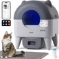 Lunapurr NEO-C Extra Large Self-Cleaning Cat Litter Box – App Control, 76L, Multi-Cat