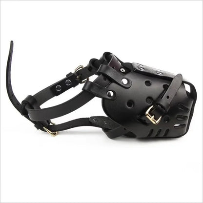 Leather Pet Dog Basket Muzzles German Shepherd Doberman Anti Bite Dog Mouth Cage Dog Training Defense Masks for Small/Large Dogs