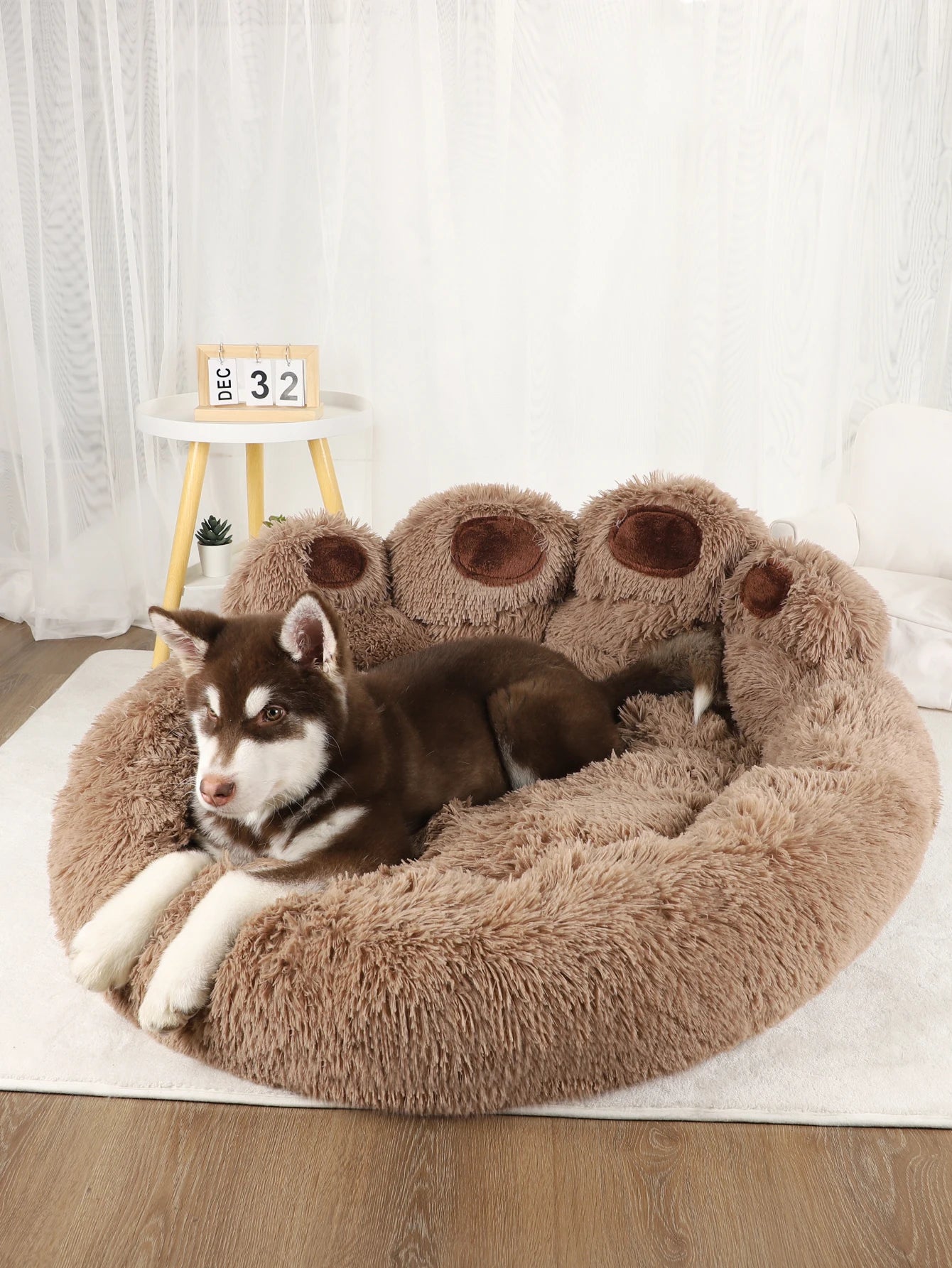 Plush Dog Sofa Bed – Washable Pet Kennel for Small, Medium & Large Dogs