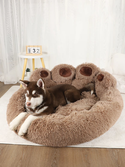 Plush Dog Sofa Bed – Washable Pet Kennel for Small, Medium & Large Dogs