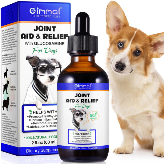 Joint Aid & Relief with Glucosamine for Dogs Promote Healthy Joints Reduce Inflammation Restore Cartilage Lubrication Resilience