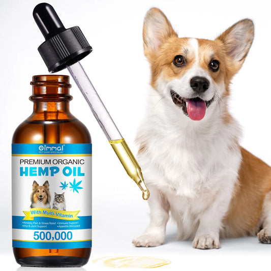 Premium Organic Multivitamin Oil for Dogs – Anxiety, Pain Relief, Joint & Immune Support - Bdba PK