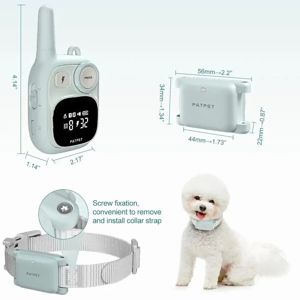 JANPET IPX7 Waterproof Dog Shock Collar – Remote Training for Dogs 5–100 lbs