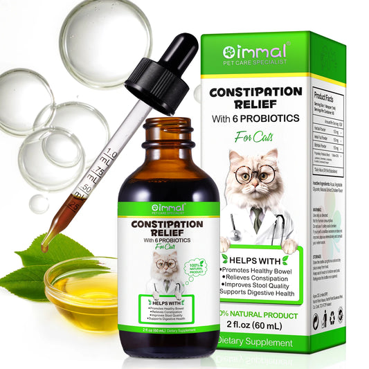 AEVYVKV Cat Laxative with 6 Probiotics – Constipation Relief & Digestive Health Support (Liquid) - Bdba PK