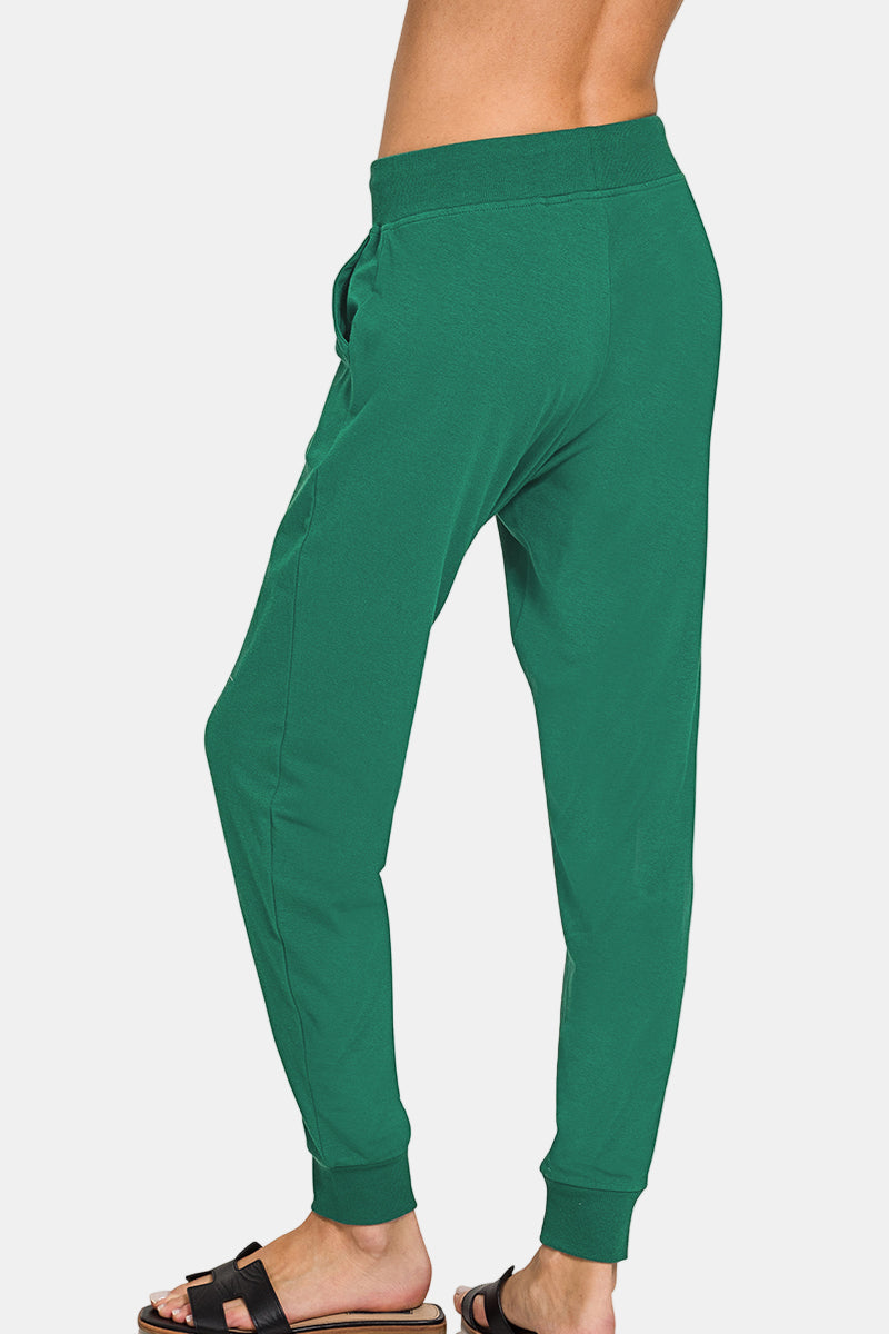 Cotton Jogger Pants / BROWN