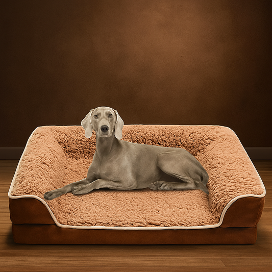 Large Washable Dog Mattress Mat – Plush Flannel Pet Bed for Dogs