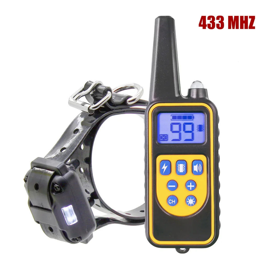 KPHRTEK H880 Remote Dog Training Collar – Shock, Vibration & Sound with LCD Remote