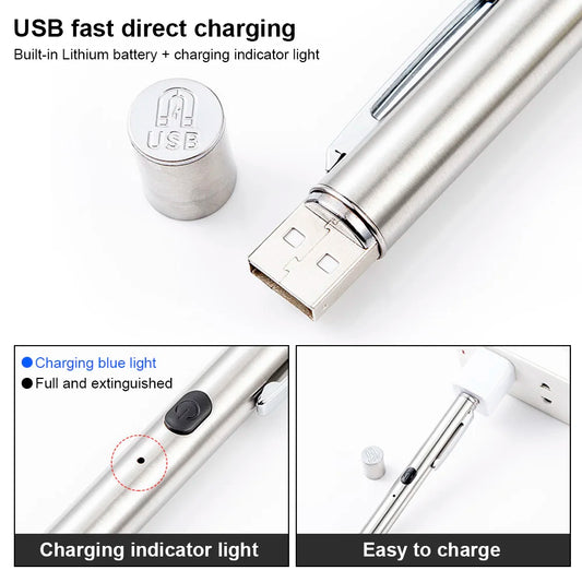 365nm UV Wood Lamp – Waterproof Pet Fungus & Ringworm Detection Flashlight for Cats & Dogs - Bdba PK