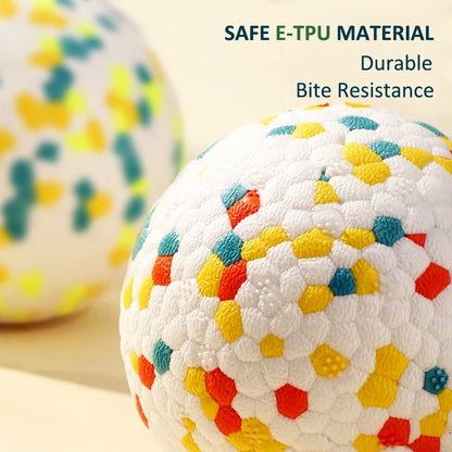 Pet Dog Toy Ball Light Chew Rubber Ball High Elastic Bite Resistance Interactive Throwing Flying Toys for Dogs Pet Accessories