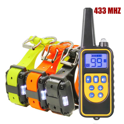 KPHRTEK H880 Remote Dog Training Collar – Shock, Vibration & Sound with LCD Remote