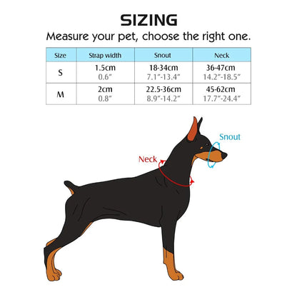 Dog Mouth Muzzle Dog Head Collar Dog Head Cover Safety Clasp Halter Comfortable Training Tool For Dog Walking Pet Accessories