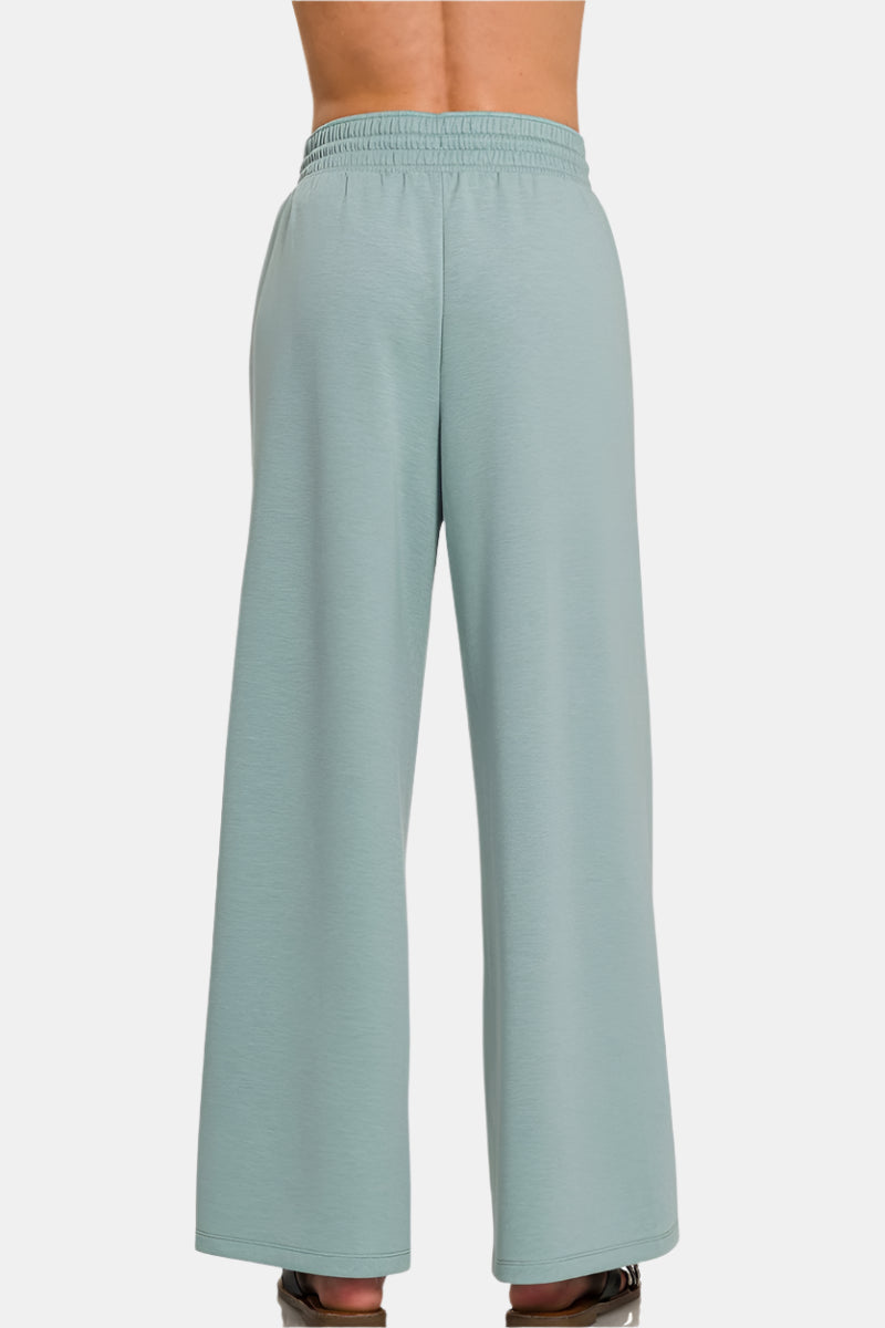 Scuba Drawstring Pants / LT ROSE