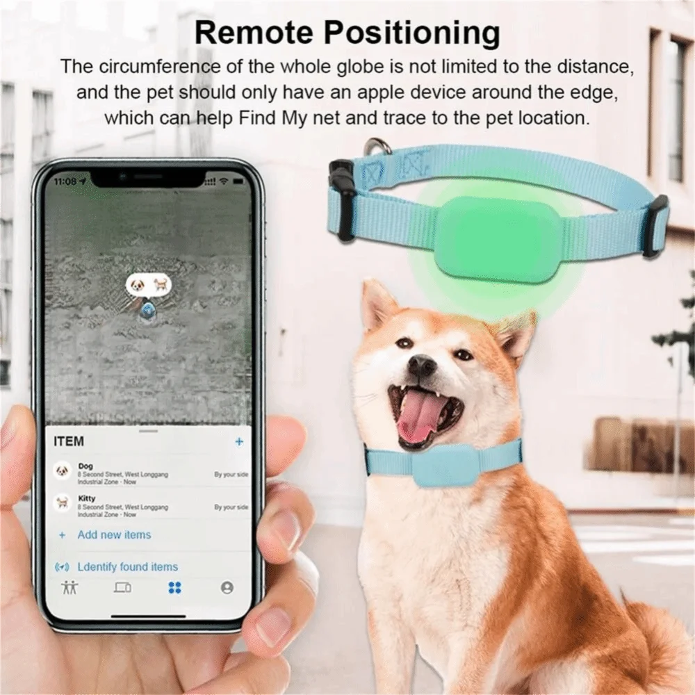 Waterproof Pet GPS Tracker Collar – Real-Time Anti-Lost Locator for Dogs & Cats