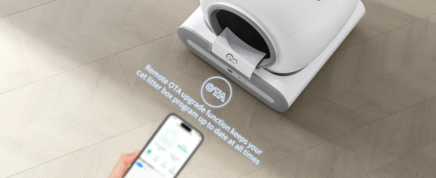 DOEL Automatic Self-Cleaning Cat Litter Box with App Control – 65L Smart Cat Toilet