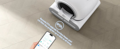 DOEL Automatic Self-Cleaning Cat Litter Box with App Control – 65L Smart Cat Toilet