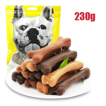 Bone-Shaped Dog Dental Chew Stick – Natural Toothbrush Treat for Puppies & Adult Dogs